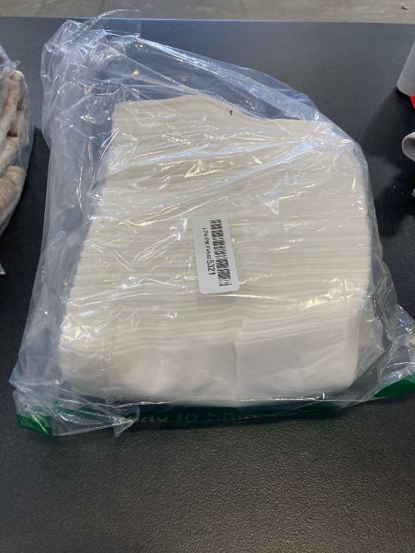 Photo 1 of JEBBLAS Disposable Cloth Like Napkins, Built-in Flatware Pocket, Wedding Party Linen Feel White Napkin, Prefolded for Silverware,50 Count