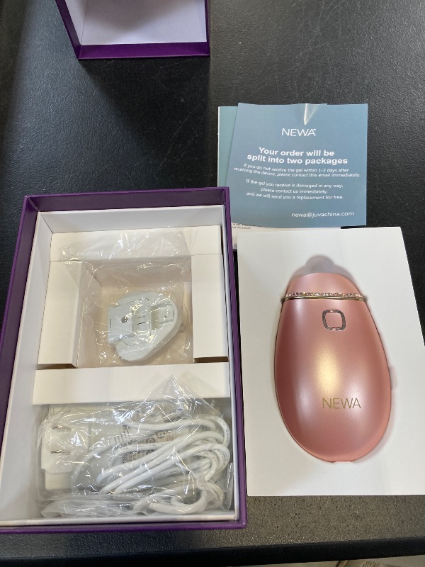 Photo 1 of NEWA Wrinkle Reduction Device Skincare Tool for Facial Tightening. Boosts Collagen, Reduces Wrinkles. with 1 Gel Supply (Pink)