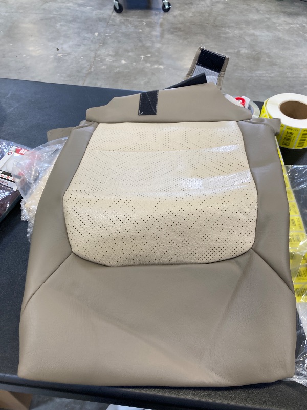 Photo 1 of 1 PIECE- BROWN SEAT COVER FOR CAR- SIZE UNKNOWN