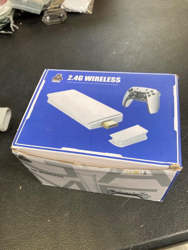 Photo 1 of 2026 New Retro Gaming Console,40,000+ Retro Game Stick, Built-in Classic Video Games and 23 Emulators,4K HDMI Output Game Stick,Plug and Play Video Gaming Consoles with 2 Wireless Controllers(128G)