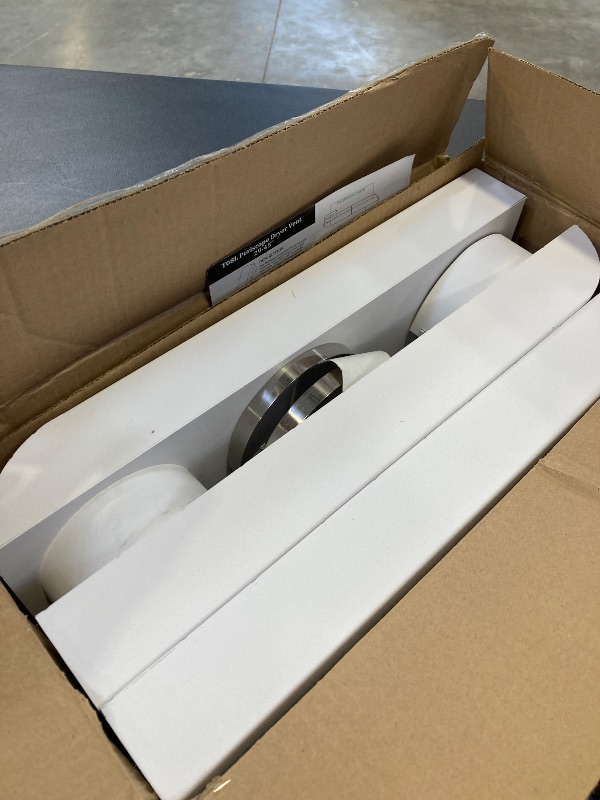 Photo 1 of 4" Periscope Dryer Vent, Upgraded 29-45" Adjustable Telescoping Dryer Vent, Stainless Steel Slim Flat Design for Tight Spaces, Low Profile Dryer Vent Kit with Foil Tape, Fits Laundry Venting