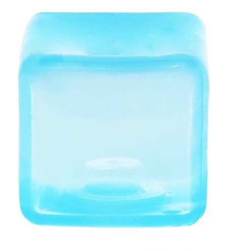 Photo 1 of 1 PACK- Ice Cube Stress Ball, Medium Cube 5cm(1.98") Fidget Toys, Blue Ice Cube Squishy Cube for Anxiety Relief Stress Reliever,Stress Relief Toys for Adults Kids Children Teens