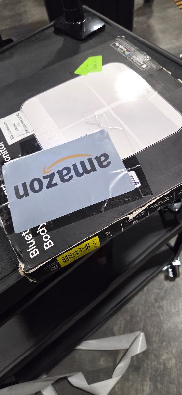 Photo 1 of Wyze Smart Scale X - Digital Bathroom Scale for Body Weight, BMI, Body Fat, Muscle Mass, Heart Rate Monitor | ITO Glass & LED Backlight | Batteries Included, 400 lbs (White)