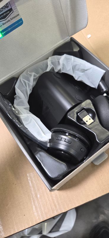 Photo 1 of (Upgraded Version) Wireless Headset, Bluetooth Headset with Noise Cancelling Microphone, Best Headphones with Mic Mute & USB Dongle for PC/Computer/Laptop/Cell Phones/Remote Work/Call Center