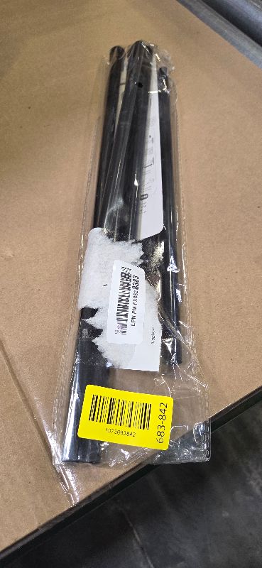 Photo 1 of 2 Pack Spring Tension Rods 28-43 Inches,5/8" Diameter Black Spring Load Adjustable Expandable,Small Short Tension Curtain Rod for Windows,Kitchen,Doorway,Bathroom,Cupboard Bars