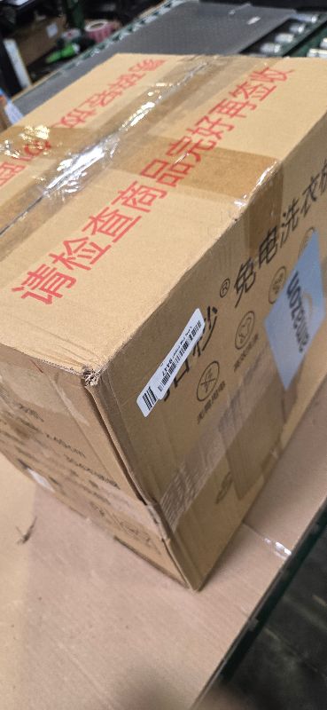 Photo 1 of Denash Manual Clothes Washer, Non electric Portable Rotary Washing Machine, Compact Hand Crank Rotary Washer for Dormitory Small Apartment