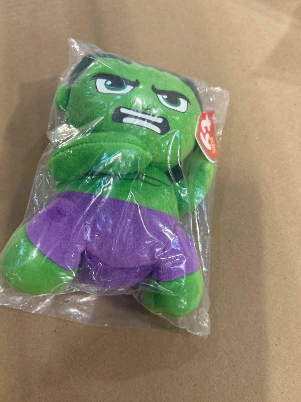 Photo 1 of TY Beanie Babies Hulk (Soft Body) - 6", Green