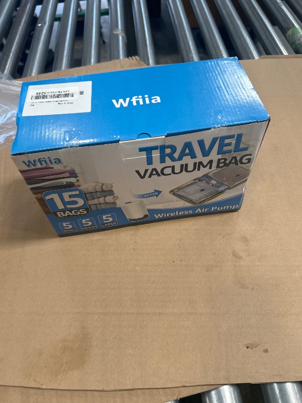 Photo 1 of 15 Packs Vacuum Bags for Travel with Rechargeable Pump, 3 Sizes Vacuum Seal Bags for Clothing, Compression Vacuum Travel Bags for Luggage, Vacuum Packing Bags for Closet Organization