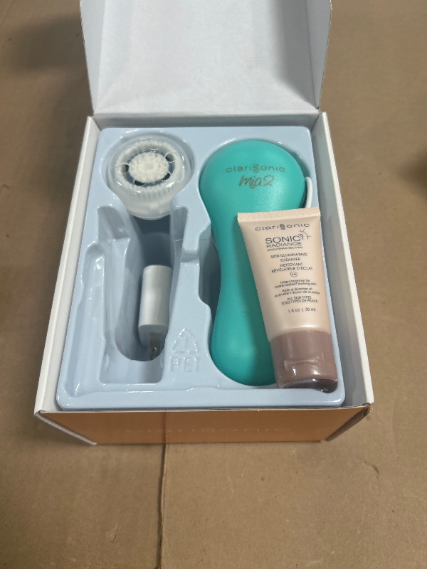 Photo 1 of Mia 2 Facial Cleansing System, 2 Speed Settings, with Sensitive Brush Head (Sea Breeze)