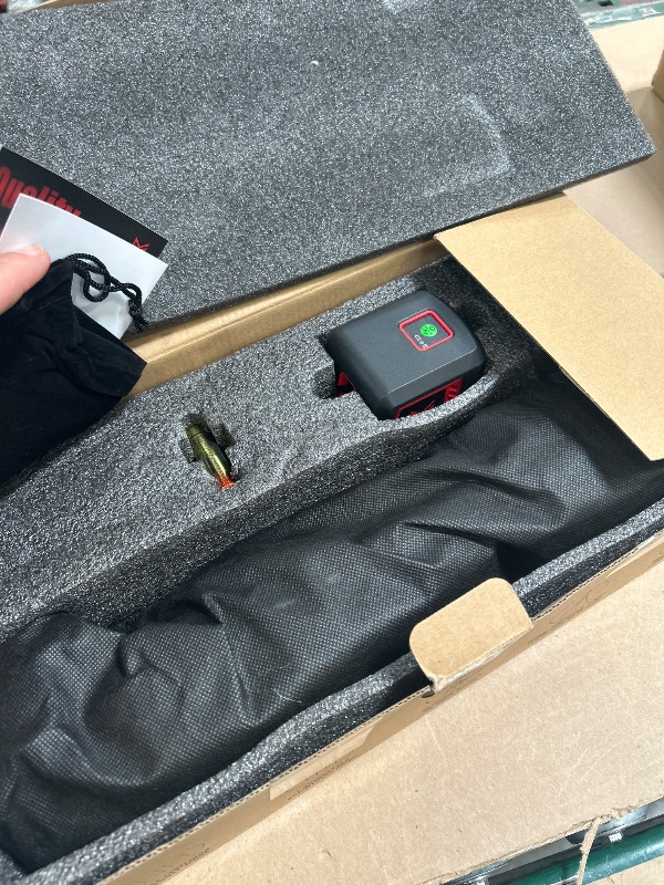Photo 1 of Motovera Self Leveling Laser Level 100ft, Green Cross Line with Tripod, 4 Brightness Modes & Pulse Function, Manual & Self-Leveling Modes, IP54 Waterproof for Picture Hanging, Tile, DIY Construction