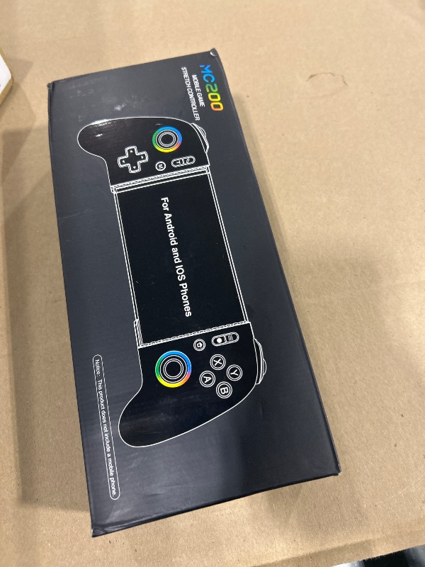 Photo 1 of Mocagen Mobile Gaming Controller, MC2 Phone Controller for iPhone/Android/Switch/Oled/Switch 2 with Programmable/Hall Effect Joysticks & Analog Triggers/RGB Light