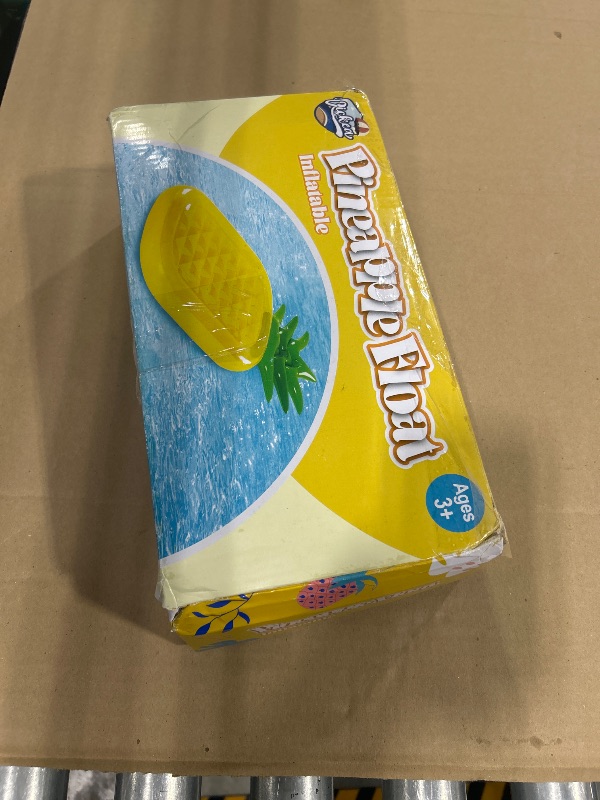 Photo 1 of Inflatable Pool Floats for Kids and Adults, Large Water Inflatable Pineapple Pool Float for Swimming Pool