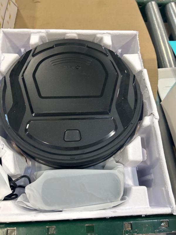 Photo 1 of Lefant Robot Vacuum Cleaner, 120 Mins Runtime, Compact Design, Low Noise, Powerful Suction, Wi-Fi/App/Voice Control, Self-Charging, Scheduled Cleaning, Ideal for Pet Hair and Hard Floors, M210 Black