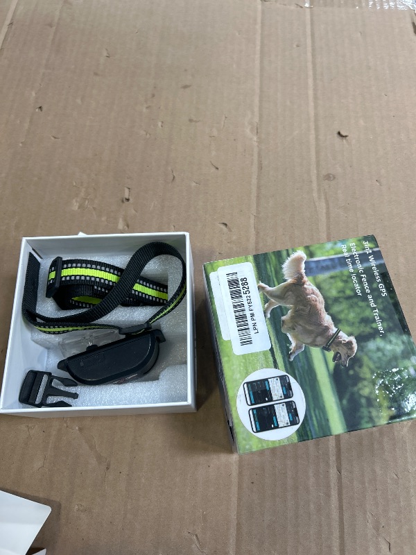 Photo 1 of GPS Dog Electronic Fence, Wireless Training Collar- No Subscription Required, Customizable Boundaries via App 3280 FT, IPX7 Waterproof Rechargeable Collar, Smart Training Fence, Automatic Sleep/Wake