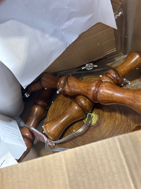 Photo 1 of BOBOMOMO 62" Rustic Farmhouse Floor Lamp with Remote & Dimmable 9W Bulb, 3 Color Temperatures Tall Resin Standing Lamp, Retro Floor Lamp for Living Room, Bedroom, Office, Nursery, Reading Nock