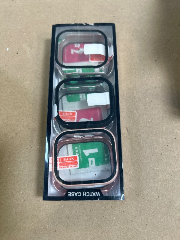 Photo 1 of JERXUN 6 Pack Case with Tempered Glass Screen Protector for Apple Watch Series 9/8/7 41mm, Ultra-Thin Scratch Resistant Full Protective Hard PC Bumper Cover for iWatch 41mm Accessories