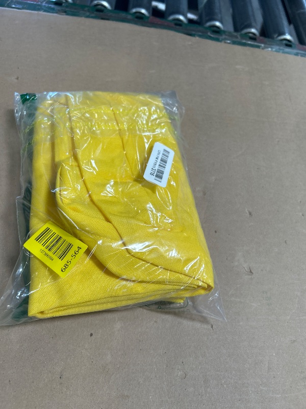Photo 1 of FUNHOME Outdoor Chair Cushion Covers 2 Pack, No Insert! Patio Cushion Covers Replacement 20" x 18" x 4", Water Resistant Patio Chair Cushion Slipcovers, Yellow(Covers ONLY)