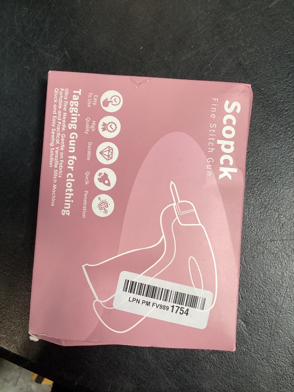 Photo 1 of Stitch  For Clothes - Handheld Stitch Gun Quick Clothing Fixer - Tagging Gun - Includes 6 Needle, 1000 Black Fasteners & 1000 White Fasteners