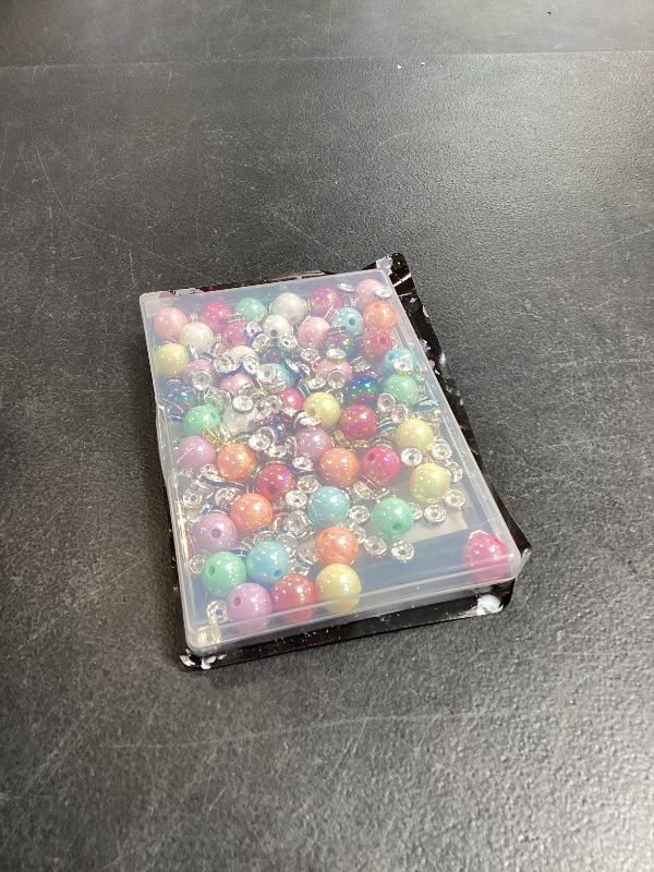 View 2 of 250 Pcs Beads for Pens - Focal Beads for Beadable Pens, Acrylic Bead for Beaded Pen, Spacer Bead Keychains Bracelets Crafts