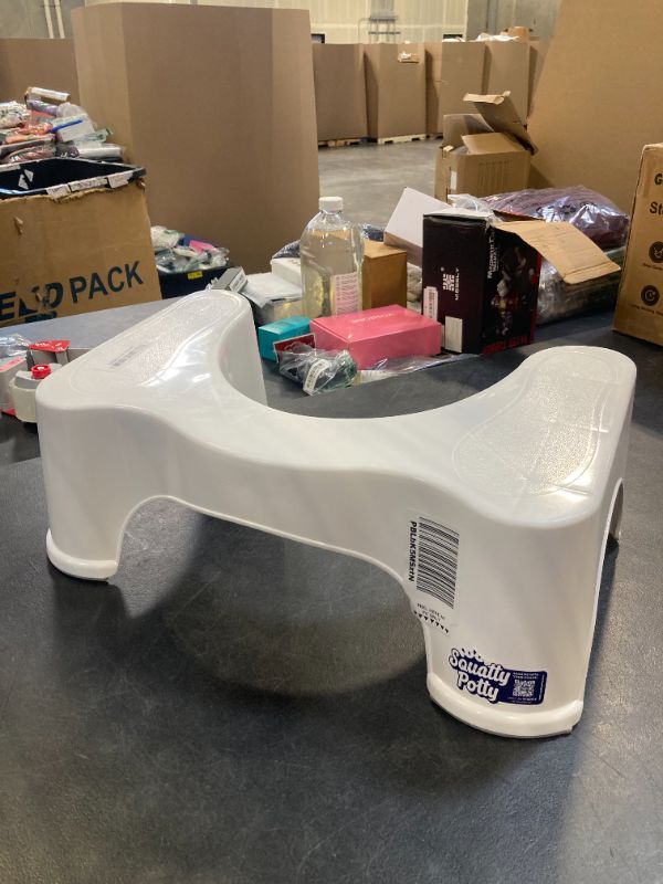 Photo 1 of Squatty Potty The Original Bathroom Toilet Stool, 7 Inch height, White