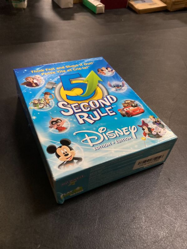 Photo 1 of 5 Second Rule Disney Edition — Fun Family Game About Your Favorite Disney Characters — Ages 6+