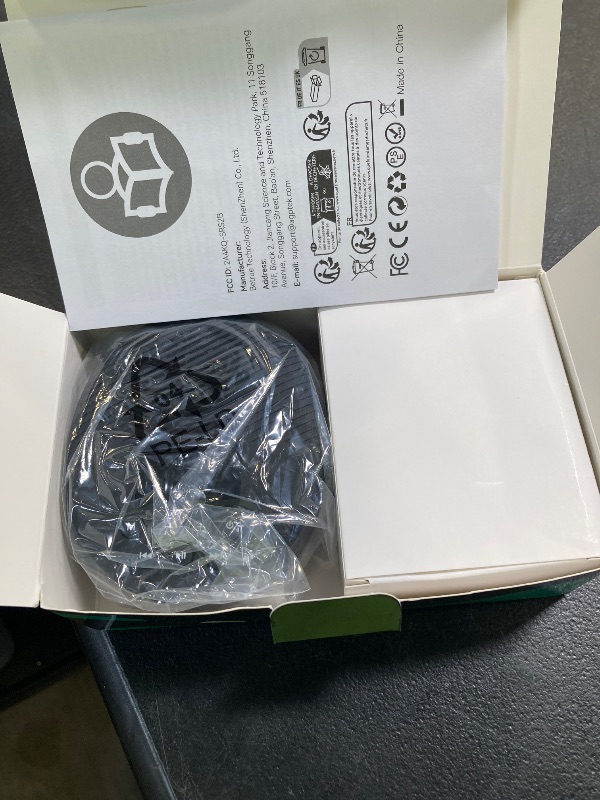 Photo 1 of Shower Radio Speaker with Bluetooth 5.4, AGPTEK Waterproof Wireless Bathroom FM with Suction Cup 12H Long Playback Time, Lanyard, LCD Screen Display, Handsfree Calling, Storage Card Playback (Black)