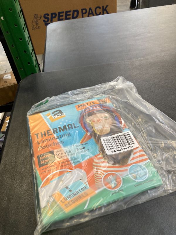 Photo 1 of Matte Thermal Laminating Pouches, 9 x 11.5 Inches, 3 Mil Thick, Matte Finish, 50 Pack, Fitted for Letter Size Laminating Sheets 8.5 x 11