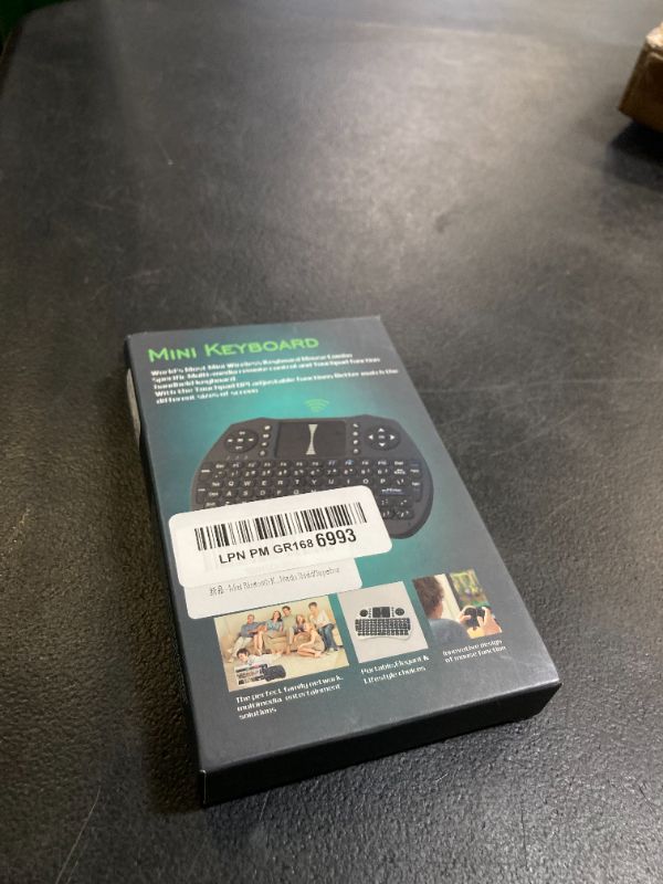 Photo 1 of Miritz Mini Keyboard with Touchpad, Supporting 2.4G + Bluetooth Dual Modes, Seven-Color Backlighting, Rechargeable, Compatible with Android TV Boxes, Macs, PC, Nvidia Shield, Windows/iOS/Android.