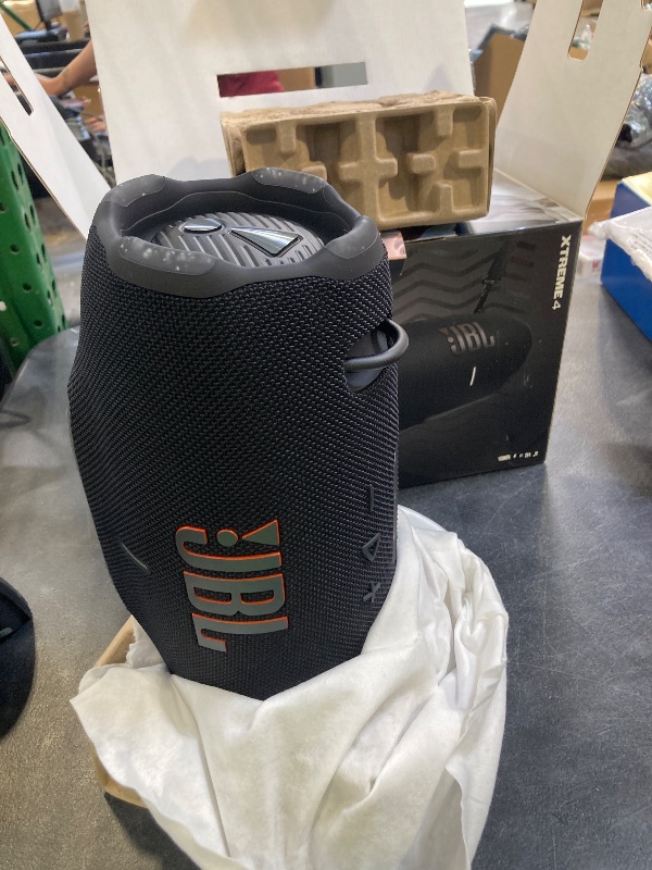 Photo 1 of JBL Xtreme 4 - Portable Bluetooth Speaker, Powerful Sound and Deep Bass, IP67 Waterproof, 24 Hours of Playtime, Powerbank, Auracast for Multi-Speaker Pairing (Black)