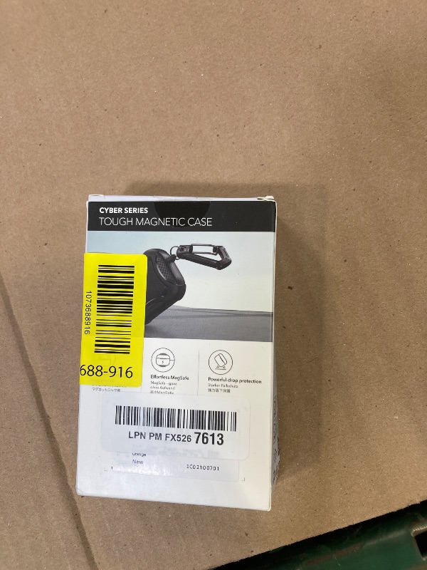 Photo 1 of ESR for AirPods Pro 3 Case (2025), Compatible with Airpods Pro 3rd Generation (USB-C Cable), Magnetic Lid, MagSafe Ready, Powerful Drop Protection, Cyber Series, Orange