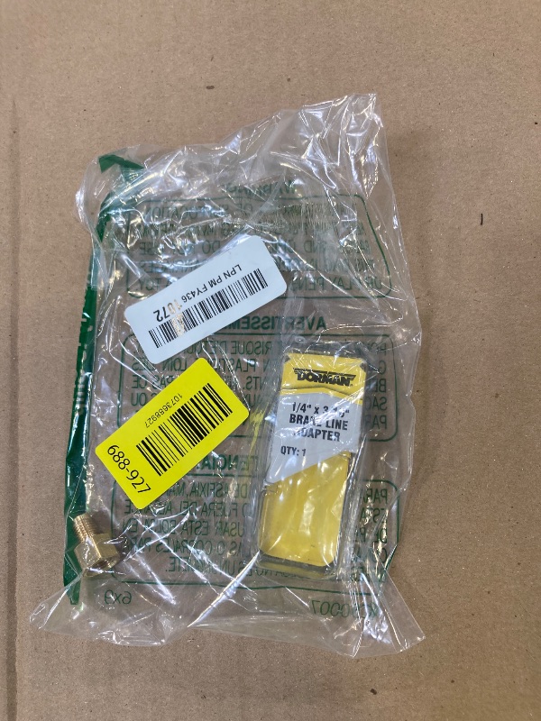 Photo 1 of Dorman 785-434D Brake Adapter - Inverted Flare - 1/4 In. X 3/16 In. Universal Fit
