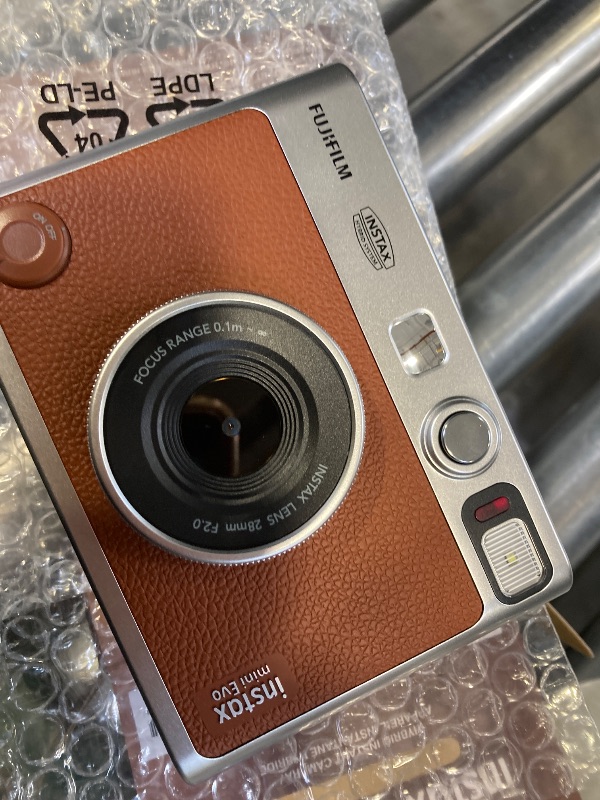 Photo 1 of Fujifilm Instax Mini EVO Instant Camera - Brown