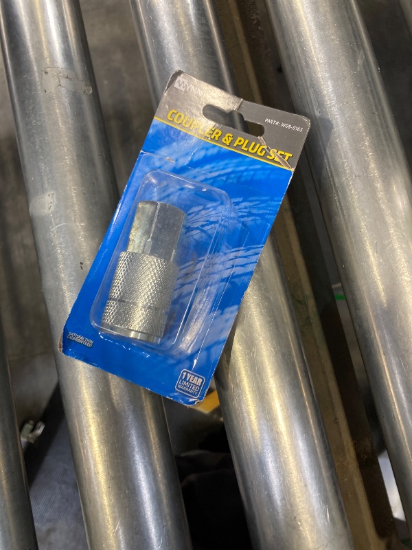Photo 1 of WYNNsky Automotive Air Coupler Set, 3/8 Inch Flow Size, 3/8 Inch FNPT Threads Size, Steel Air Compressor Accessories Fittings