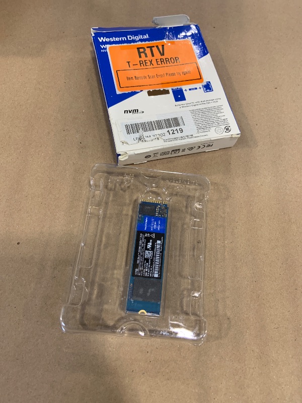 Photo 1 of Western Digital 1TB WD Blue SN550 NVMe Internal SSD - Gen3 x4 PCIe 8Gb/s, M.2 2280, 3D NAND, Up to 2,400 MB/s - WDS100T2B0C, olid State Hard Drive