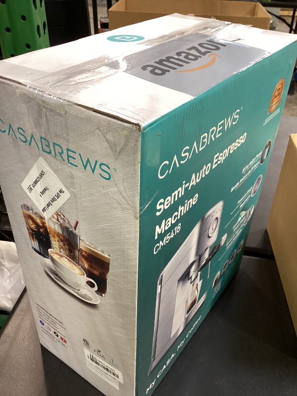 Photo 1 of CASABREWS CM5418 Compact Espresso Machine with Milk Frothing Steam Wand