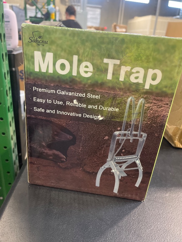 Photo 1 of 2 Pack Mole Traps, Reusable Easy-Set Mechanical Trap for Lawns, Gardens and Farmland