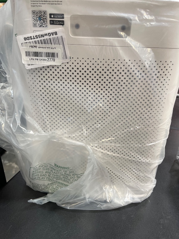 Photo 1 of ECOSELF Smart Air Purifier for Home Large Rooms, with WiFi Control, Covers Up to 2400 Ft², Smart Mode, AQI Display, 22dB Sleep Mode & Aromatherapy, HAP603WF, White