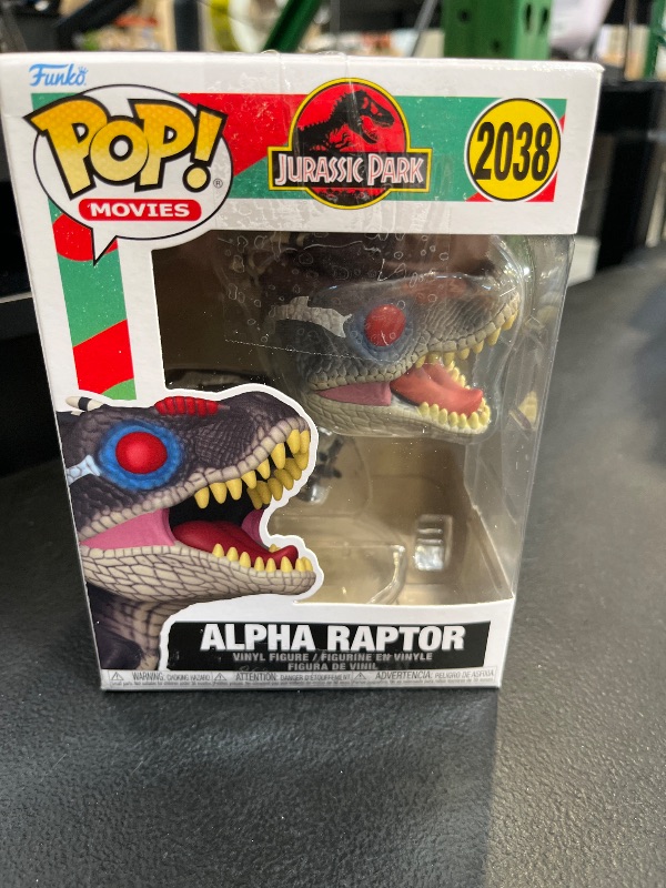 Photo 1 of Funko Pop! Movies: Jurassic Park - Alpha Raptor - Collectable Vinyl Figure - Gift Idea - Official Merchandise - Toys for Kids & Adults - Action/Adventure Fans - Model Figure for Collectors