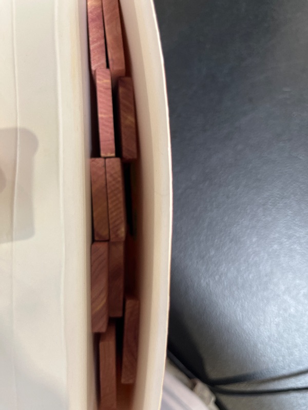 Photo 1 of Cedar Space Cedar Blocks for Closet Storage,100% Aromatic Red Ceder Blocks Cedar Planks Chips 16pcs for Closet Drawers 100% Natural Wood Chips