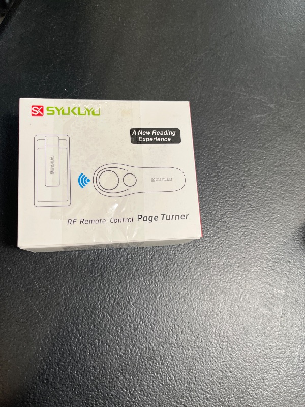 Photo 1 of SK SYUKUYU RF Remote Control Page Turner for Kindle Reading Ipad Surface Comics, iPhone Android Tablets Reading Novels Taking Photos(Black)