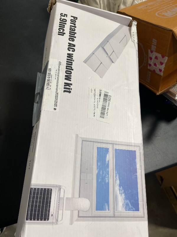 Photo 1 of NWESTUN Portable Air Conditioner Window Kit, 2024 New Upgrade Portable AC Kit with 2Pack 3m Window Seal, Adjustable Sliding AC Window Vent Kit for Exhaust Hose with 5.9"/15cm Diameter