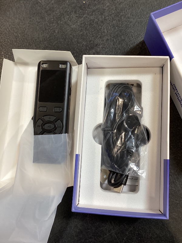 Photo 1 of Voice Recorder - 128GB 9280 Hours Voice Activated Recorder Device with Playback, Noise Reduction, MP3 Player & Password - for Lectures, Meetings, Interviews