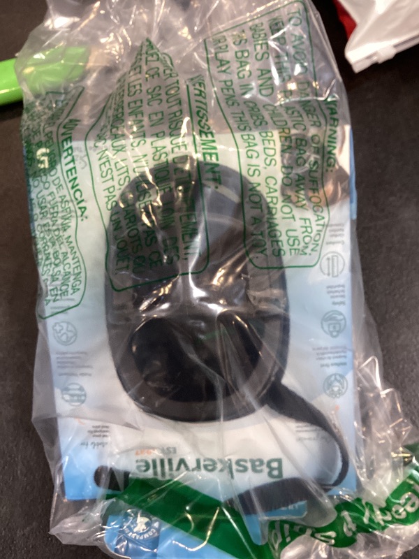 Photo 1 of Baskerville ULTRA Muzzle - Patented Humane Design, Breathable, Dog can Pant and Drink, Adjustable, Padded, Dog Training Muzzle for Large Dogs, Prevents Biting, Wildlife Scavenging (Size 5, Black)