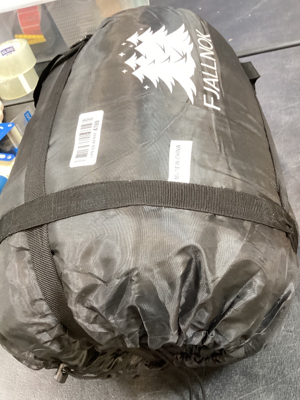 Photo 1 of FJALLNOK Warm & Cold Weather Sleeping Bag,100% Cotton Flannel,Extra-Large for Adults & Kids,Lightweight Waterproof for Camping Hiking and Backpacking,Free Compression Sack