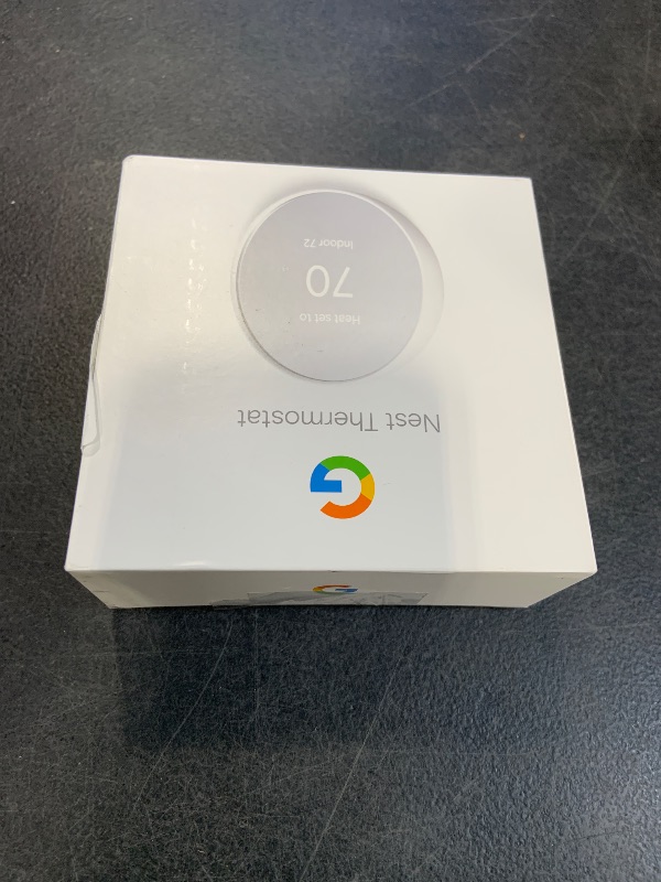 Photo 1 of Google Nest Thermostat - Smart Thermostat for Home - Programmable Wifi Thermostat - Snow
