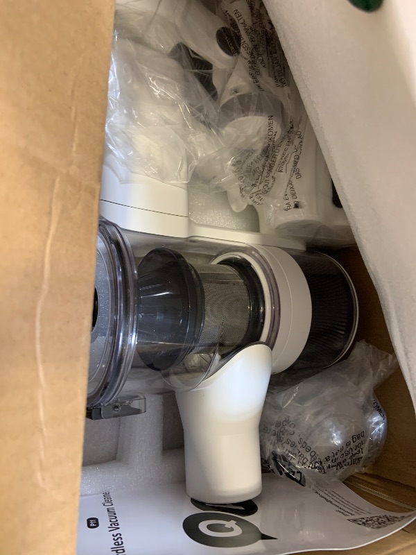 Photo 1 of Comvtu Cordless Vacuums, 80,000PRM Powerful Motor Vacuum Cleaner and 2200mAH Rechargeable Battery up to 35 Mins Worktime, 2 Adjustable Modes, Detachable Parts, Wireless Stick Vacuum (Vapor White)