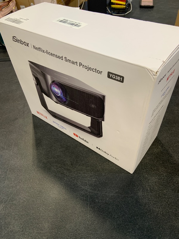Photo 1 of [2000 ANSI/Auto Focus & Keystone/Built-in APP] 4K Outdoor Projector with Wifi and Bluetooth, Smart Portable Projector with Built in Apps YouTube/PrimeVideo & Dolby, Home Theater Projector with HDR10+