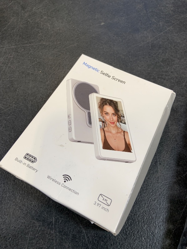 Photo 1 of Selfie Monitor Screen Phone- Magnetic Phone Vlog Back Camera Selfie Monitor - 4k 30fps Display can Wirelessly Connect to Mobile Phones - Selfie Screen Compatible with iPhone & Android