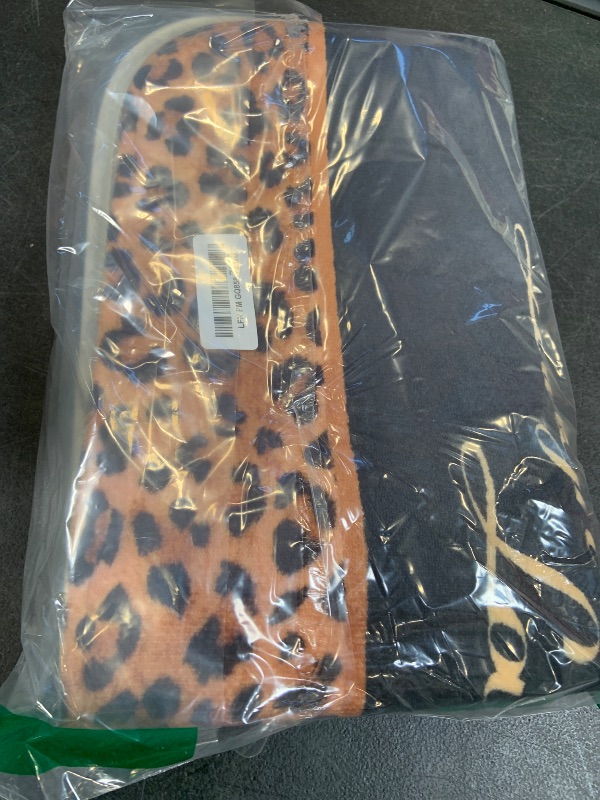 Photo 1 of JOFKAXU Leopard Print Bath Mat African Wild Animal Cheetah Skin Pattern Inspirational Quotes Powerful Wildlife Safari Live Laugh Love Big Cat Fur Decor Bath Rug Floor Mat