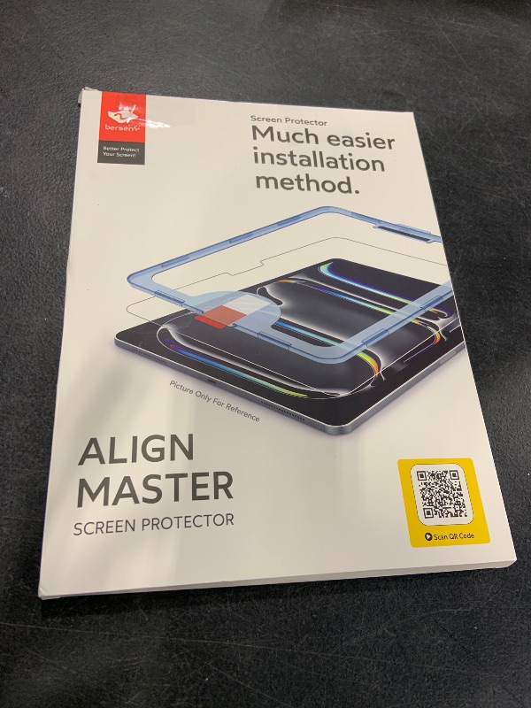 Photo 1 of bersem Screen Protector Compatible with iPad Pro 13 Inch M5 2025 / M4 2024, Tempered Glass, Ultra Clear, Anti-Scratch, Case Friendly, EZ Kit, 1 Pack